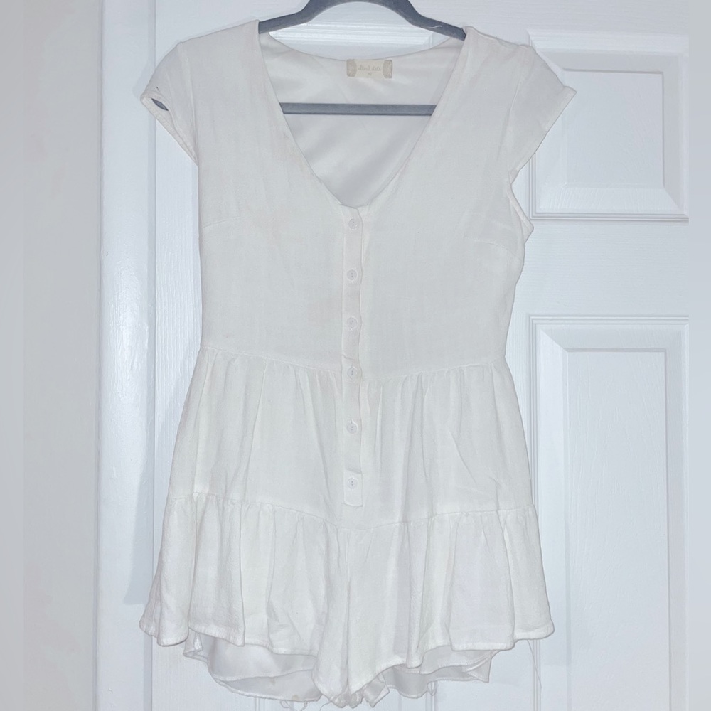 Altars State White Romper